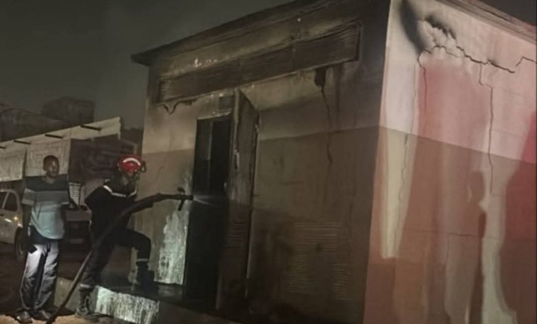 حريق إحدى المحولات الكهربائية بتيارت
